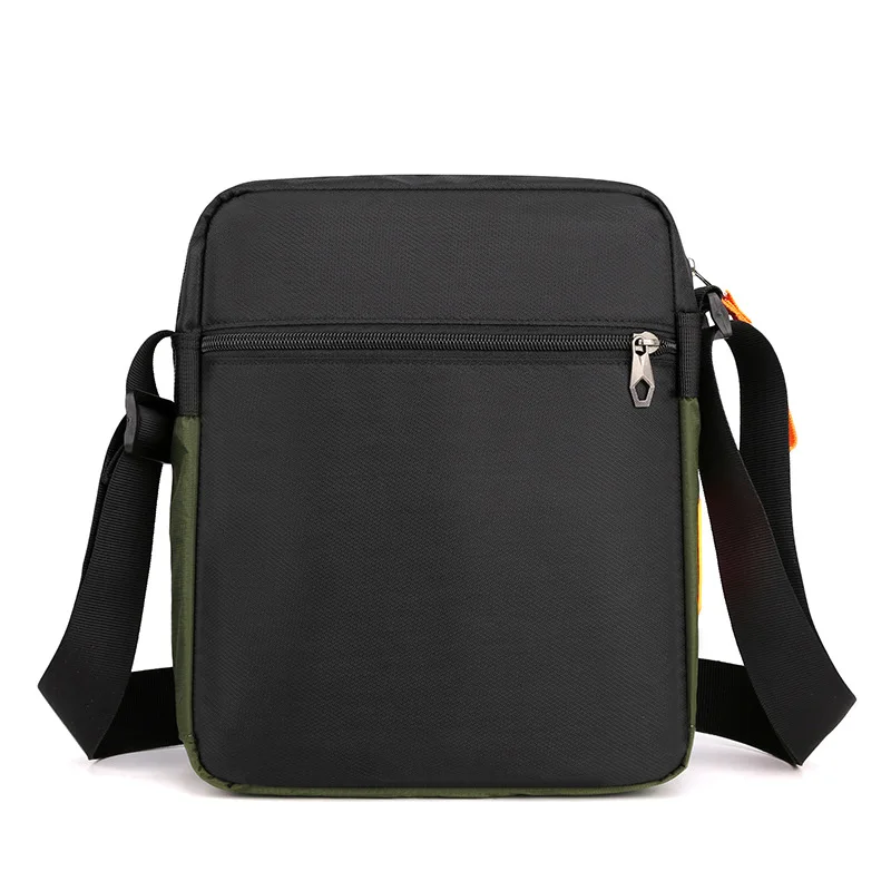 Bandoleras cruzadas de nailon para hombre, bolsas militares para motocicleta, tendencias de moda informales, bolsa cruzada impermeable de nailon