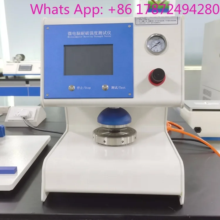 Reliable Quality Corrugated Board Bursting Strength Tester Paper Tube Compressive Testing Equipment Affordable Price