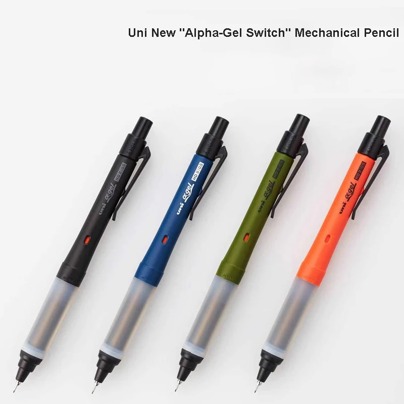 Japanese Stationery Uni A-gel Switch Mechanical Pencil Hold/KURUTOGA 2Mode 0.3/0.5MM Rotating Anti fatigue Autopen Writing Paint