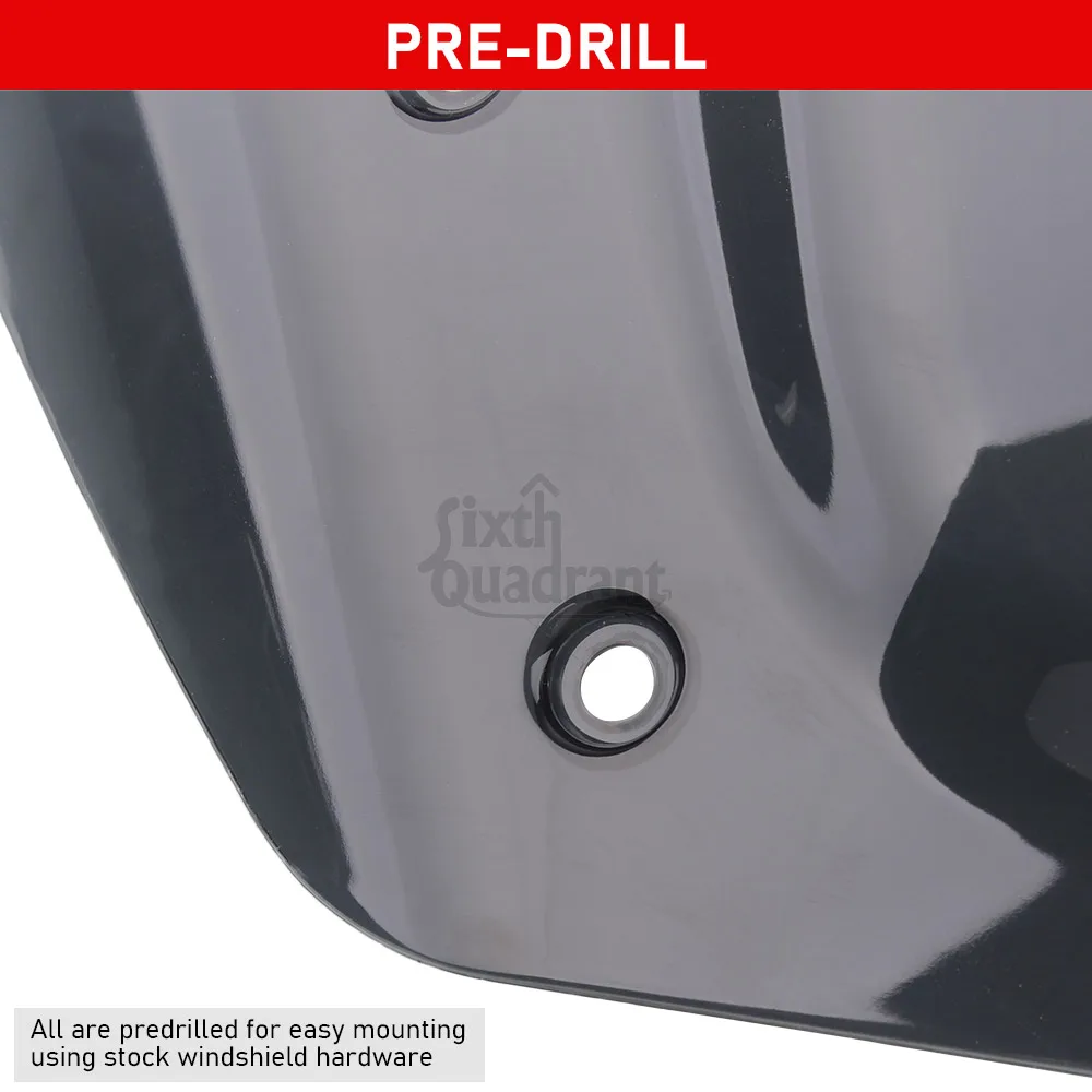 ل هارلي شارع الإنزلاق FLHX 2023 منحرف الرياح دراجة نارية الملحقات الدخان الرياح الفاصل الزجاج الأمامي هدية غطاء الزجاج الأمامي