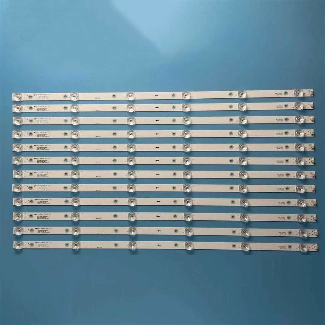 

12pcs/set LED Backlight Bar Strip 6 lamp For 65'' TV JS-D-JP65EK-062EC (80228) E65EK-P1000/600-2BN 6V/LED