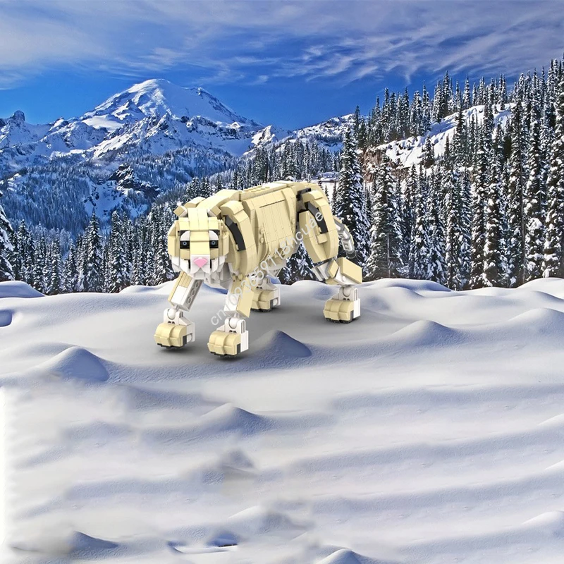 

661pcs MOC Modified Build The Proud Cougar Building Blocks Model Christmas toy Gift Construction DIY Assemble creative idea