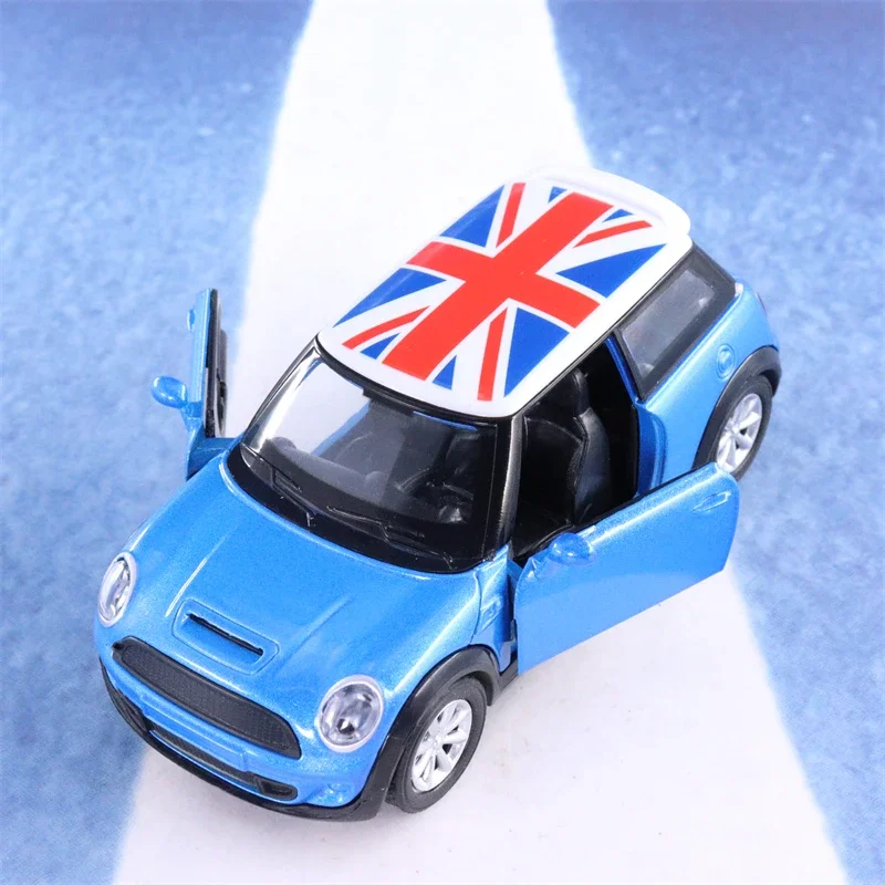 1:36 BMW Mini Cooper Alloy Classic Car Die-casting Car Model Pull Back Toys Vehicles Collection Gift For Kids G24