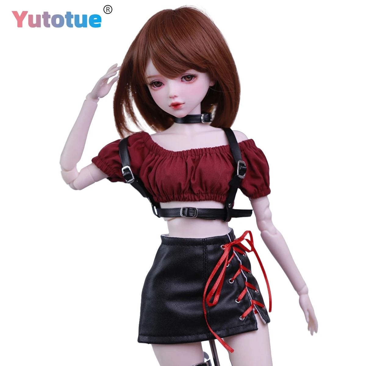 YUTOTUE 56cm Height Large Girl Doll BJD Toy Handpainted Makeup Face Fashion Outfits Set Gift Lifelike