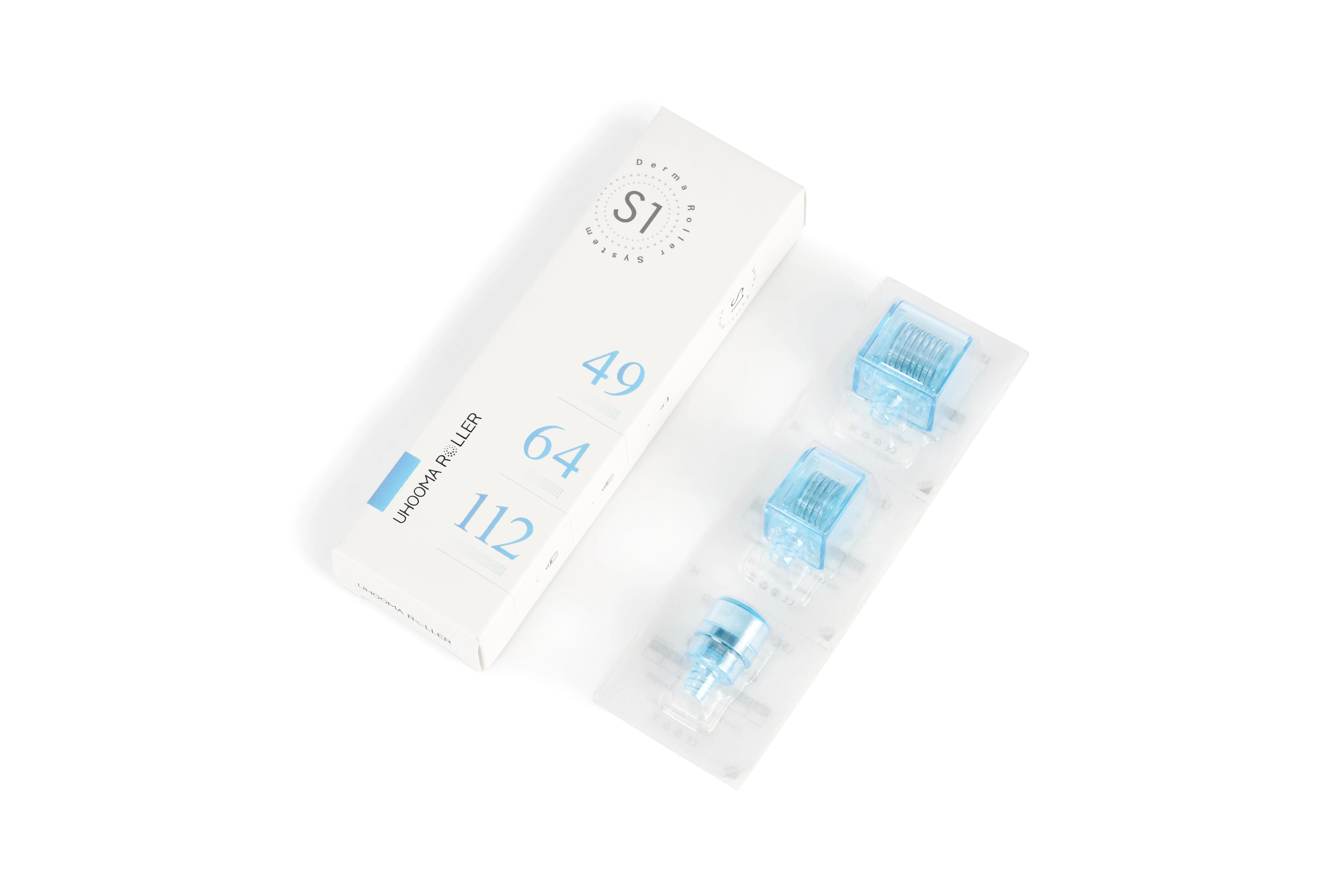 3in1 Derma Roller Stamp Microneedle Derma Stamp 49Pin 64Pin 112Pin Replace Head Cartridge Tips Needle, Needle Length 0.29mm image 6