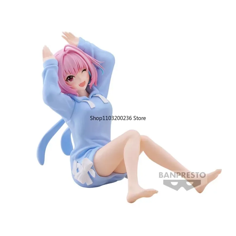 BANDAI Originele DE IDOLM@STER Assepoester Meisje Yumemi Riamu Relax Tijd Action Figure Eindproduct Model Speelgoed