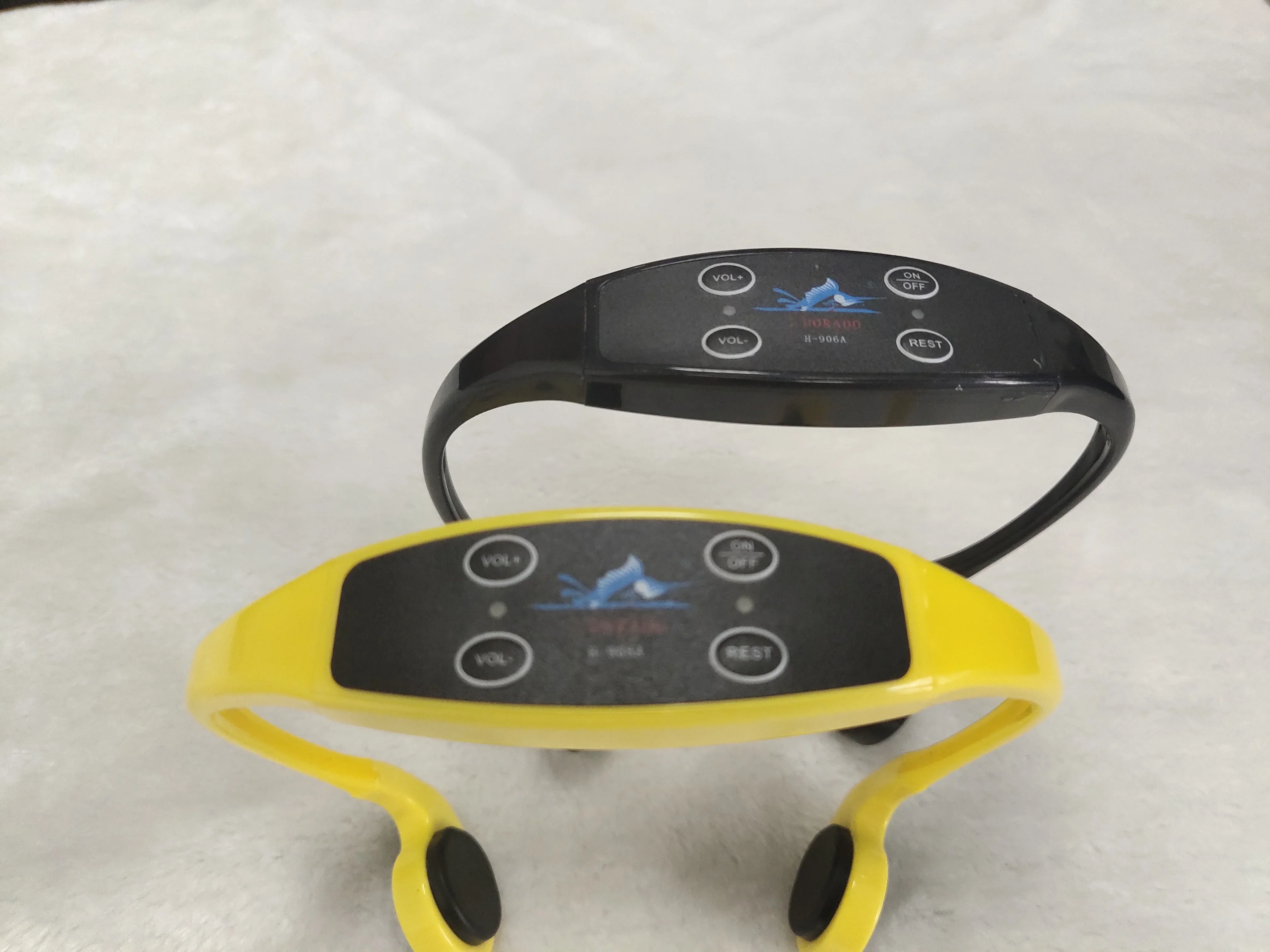 2021 H907J dorado 1 Auriculares de natación Conducción ósea