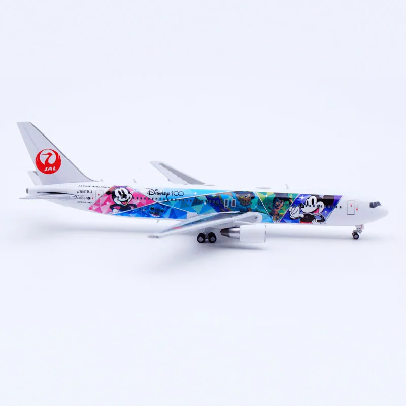 Cadeau d'avion à collectionner en alliage SA4017 ailes JC 1:400 Japan Airlines JAL Boeing B767-300 modèle d'avion moulé sous pression JA615J avec support