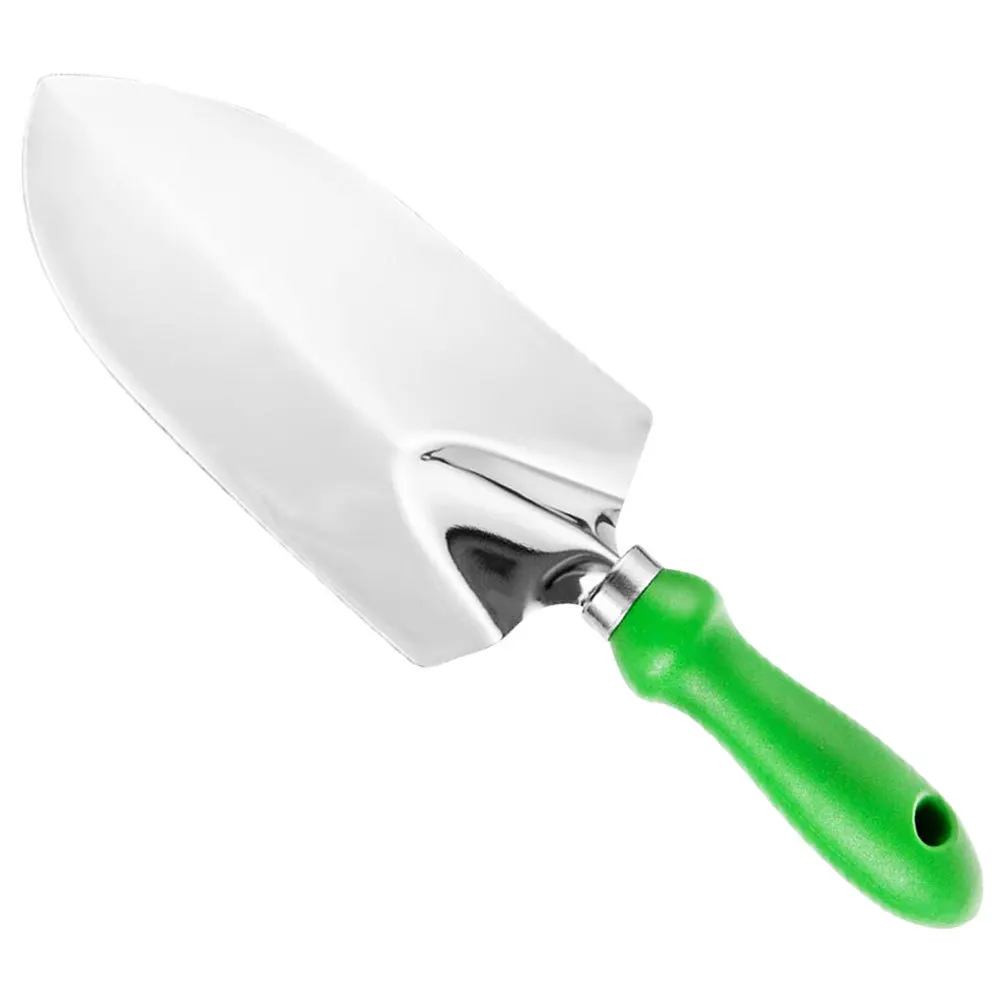 Iron Gardening Shovel Small Durable Portable Garden Trowel Planting Tool Ergonomic Handle Rust Resistant Spades for Gardening