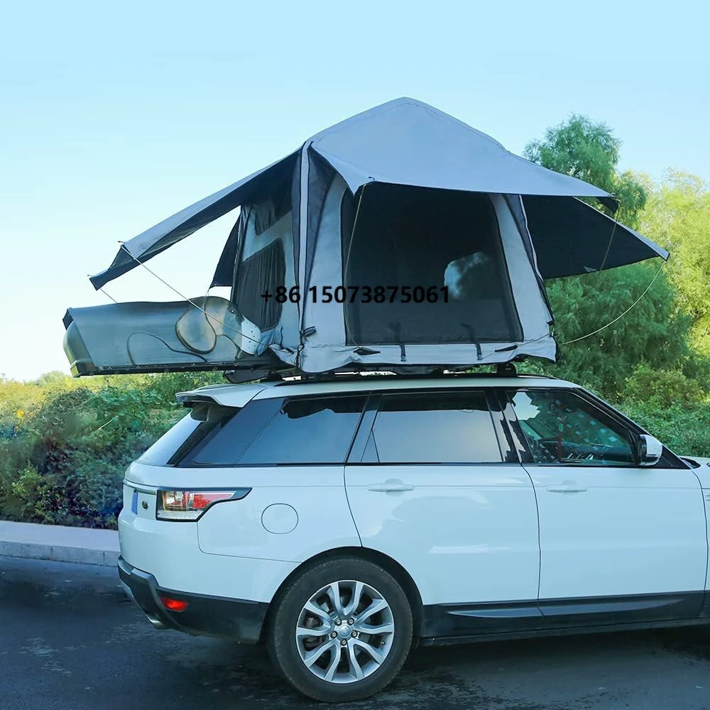 Inflatable Car Roof Tent Hard Shell Rooftop Tent