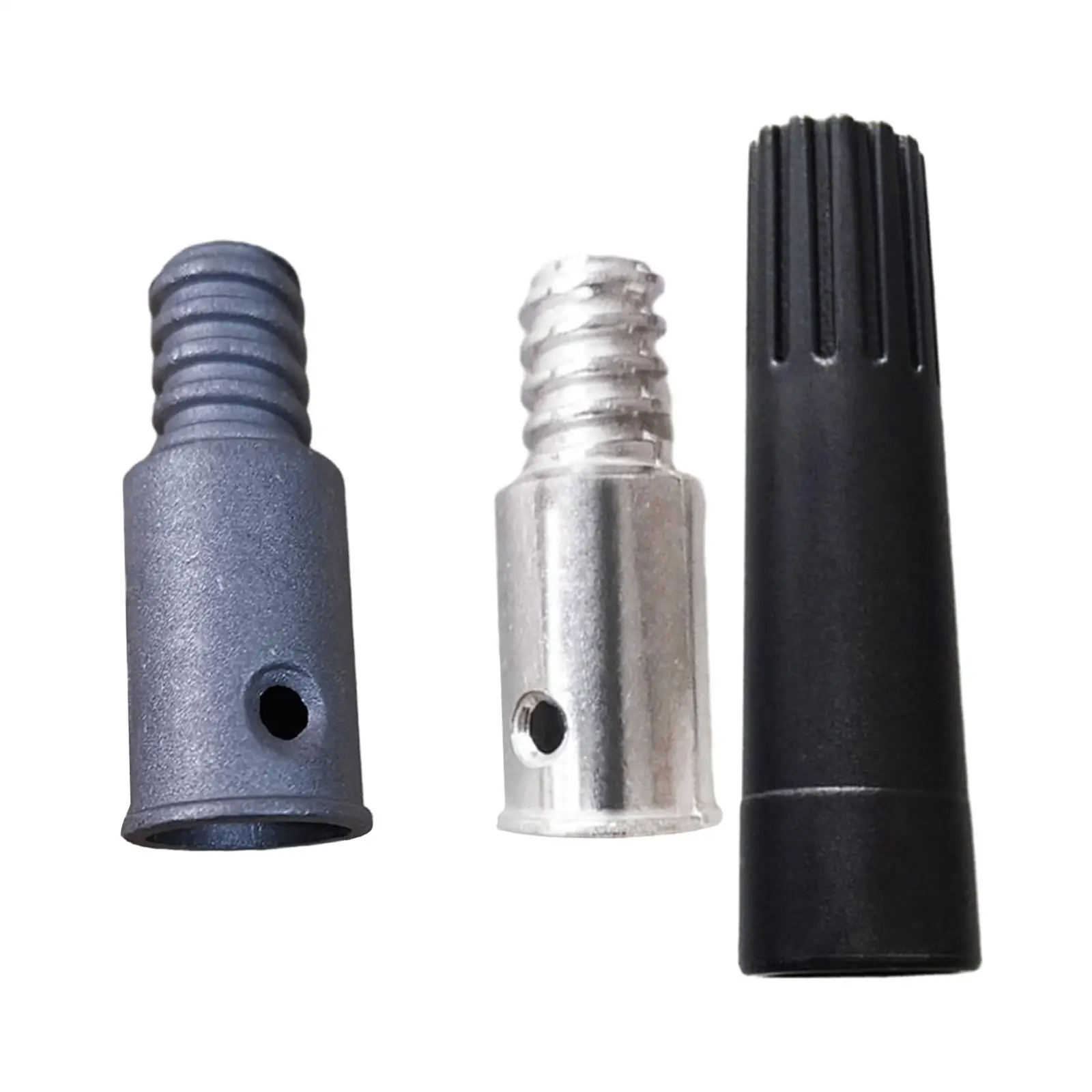 Threaded Tip Extension Pole Repair Kits Practical Replace Accessories Handle Tips Adapter Tips for Telescopic Pole Brush Head