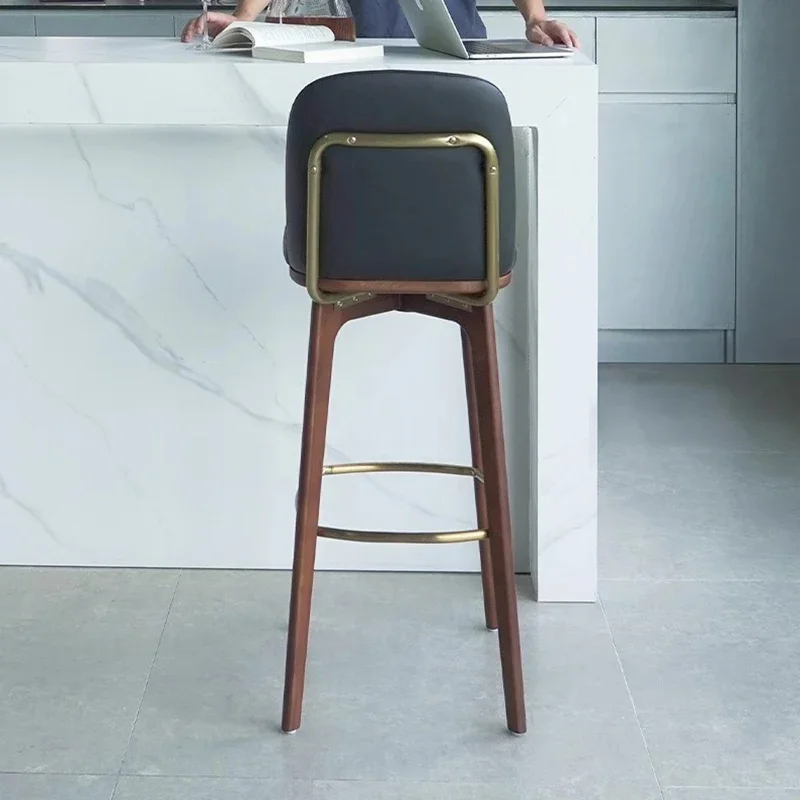 صالون خفيف الوزن كرسي بار المنزل المطبخ عالية مريح خمر جزيرة كرسي طويل الساق تصميم تابوريتي Cocina الشمال بار الأثاث