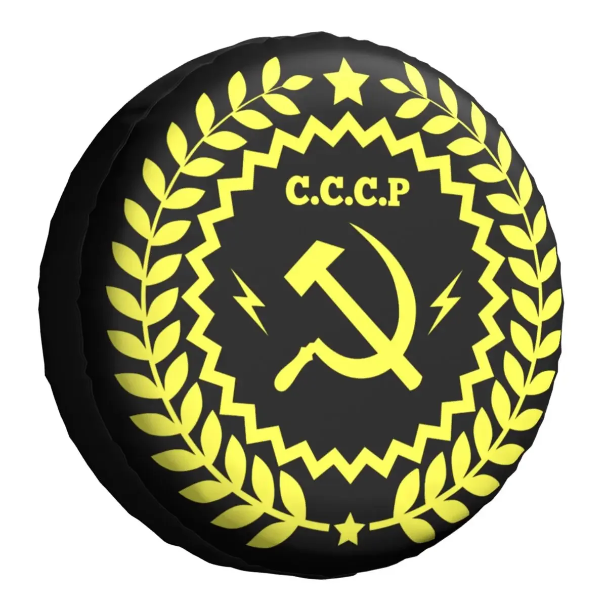 Soviet Union USSR Communist Spare Tire Cover for Jeep Pajero CCCP Emblem Badge SUV RV 4WD 14