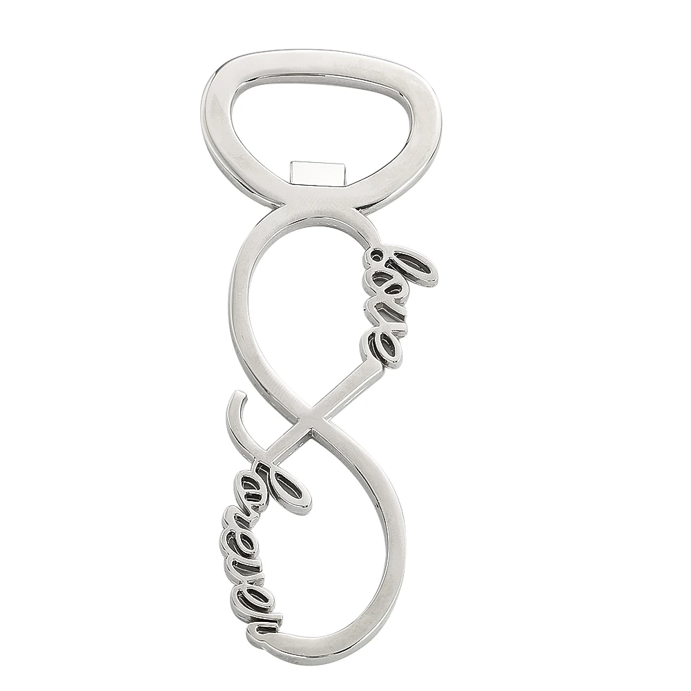 Love Forever Bottle Opener Wedding Party Gift for Guest Souvenir Romantic Beer Opener Corkscrew Bar Waiter Kitchen Tools Gadgets