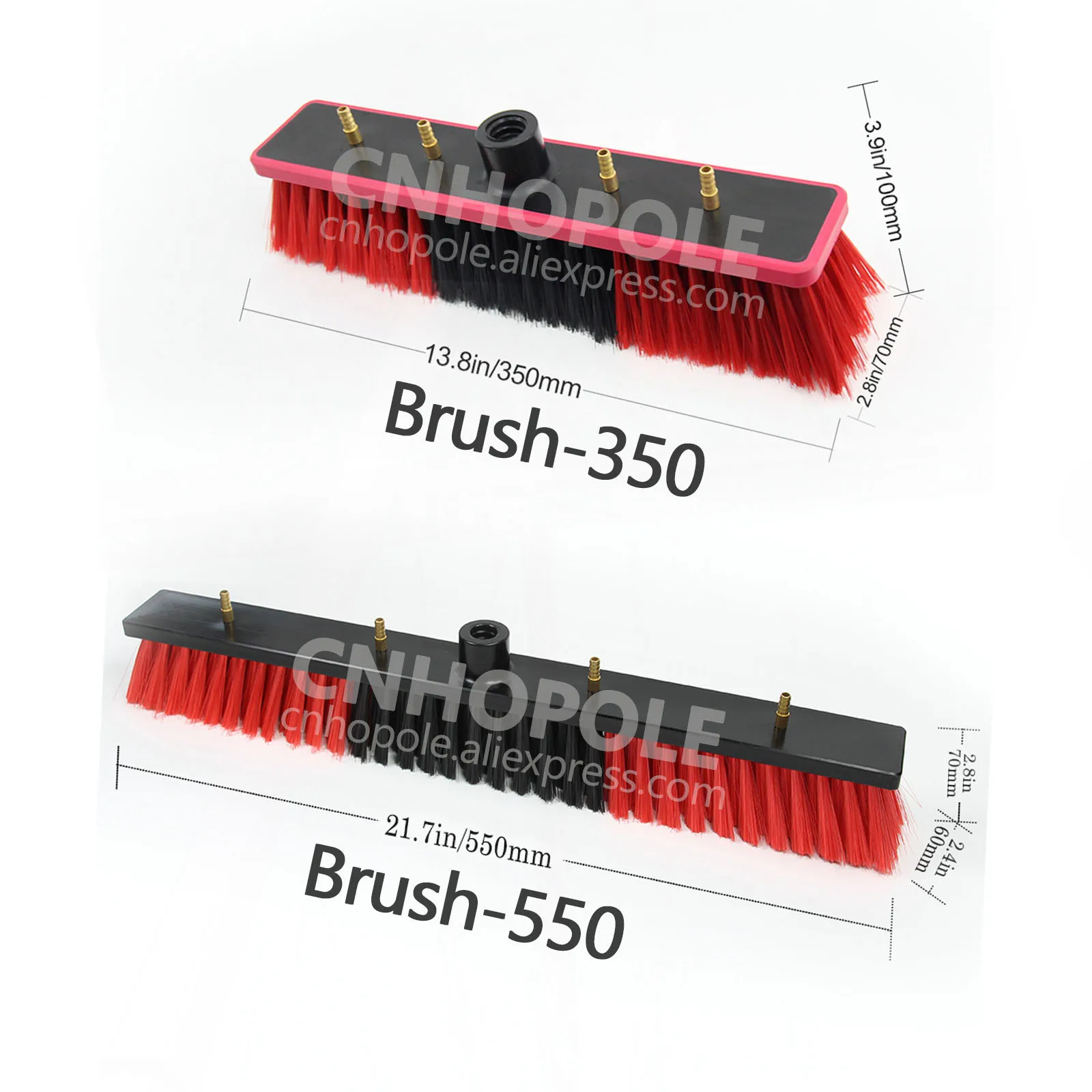 Kit de brosses pour livres de panneaux solaires avec rallonge, outil de lavage de panneaux photovoltaïques, fenêtre haute, rail, bus, bateau, 12,