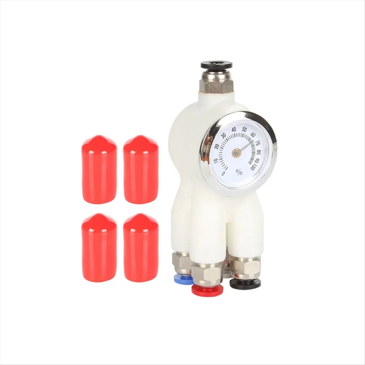 L70A 4 in 1 PTFE Adapter Connects 4 Feeding Modules Material Pipe Expansion Port AMS for Bambu X1/P1 X1C P1S P1P A1 A1mini