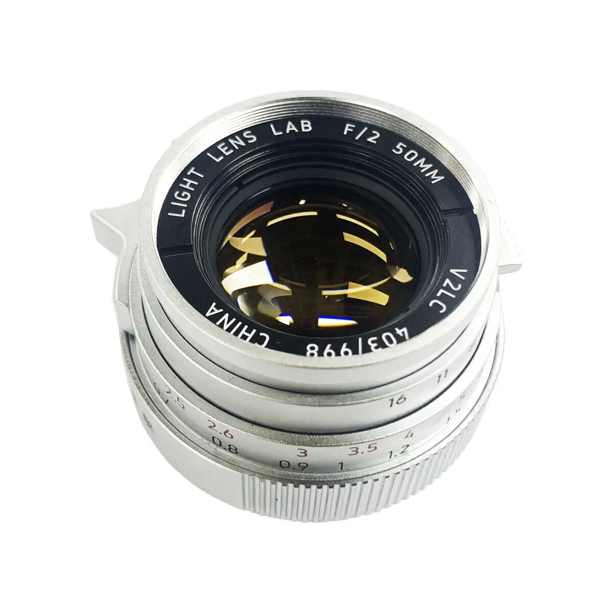 Light Lens Lab Elcan 50mm F2 Lens Silver Chrome Leica Summicron Leica M10 M11 M M3 M6 M240 M4 Lens leica m lens Full Frame