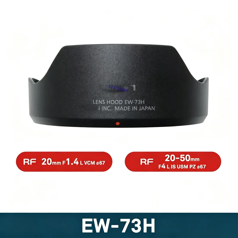 New Original EW-73H Lens Hood For Canon RF 20/1.4 20mm F1.4 20-50mm F4 67mm Lens EW 73H Hood