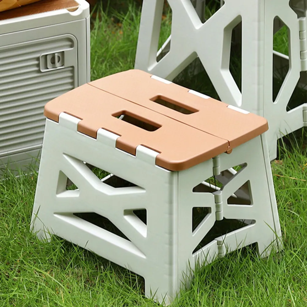 

Compact Folding Stool Portable Lightweight PP Material Fishing Camping Travel Multi-Functional Durable Comfortable Outdoor Use