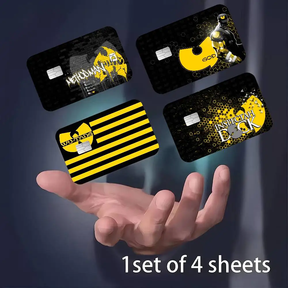 WU-TANG-CLAN HIP-HOP Anime Young Creidt Card Debit Card Sticker Film Case Front Tape for Small Big Chip No Chip