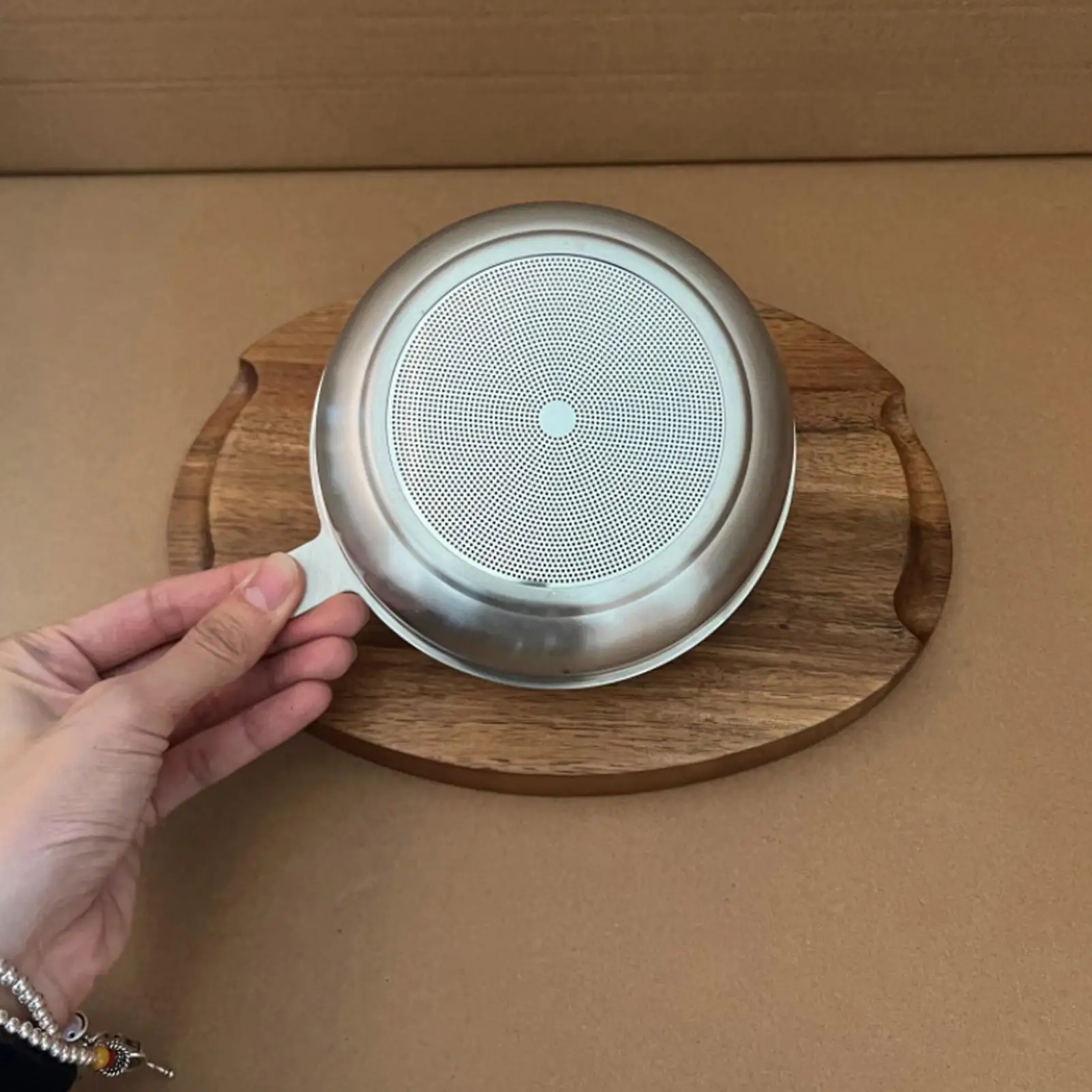 

Small Deep Fryer Stainless Steel Double-Layer Accessories With Basket And Strainer Stove Top Fryer For Kitchen Home Camping