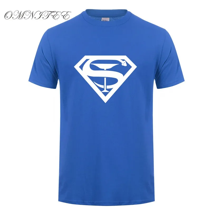 Omnitee Super Pharmacist T Shirt Men Casual Cotton Short Sleeve Funny Mans Cool Pharmacy T-shirt OZ-107