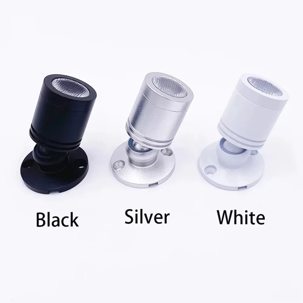 5V  USB Mini LED Spotlights 1W/3W Indoor jewelry Cabinet Decoration Small Down light Counter Display Focus Spot Lamp With Switch