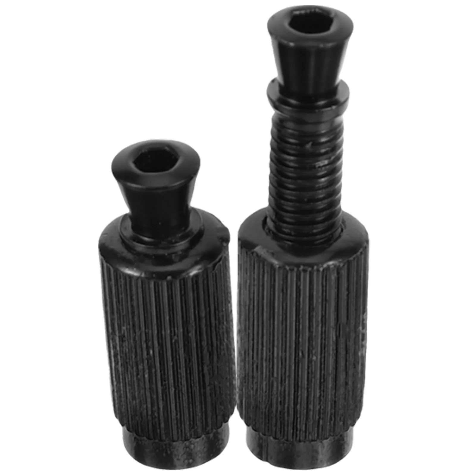 

2 Pcs Studs Bridge Screws Guitar Parts Accessories Tremolo System Insert and Electric Kit Black Accessory Inserts