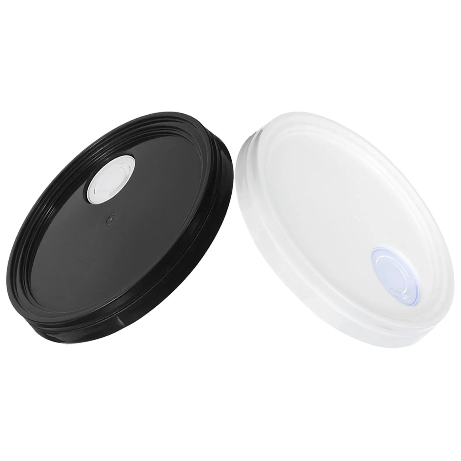 2Pcs Paint Bucket Lid Replacement Airtight Wear-Resistant Plastic Covers for Oil Ink and Paint Pail Sealing Lid Accessory Fits