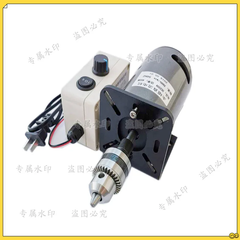 DC 220V 400W 7000 rpm, double ball bearing motor spindle lathe bead machine high power motor