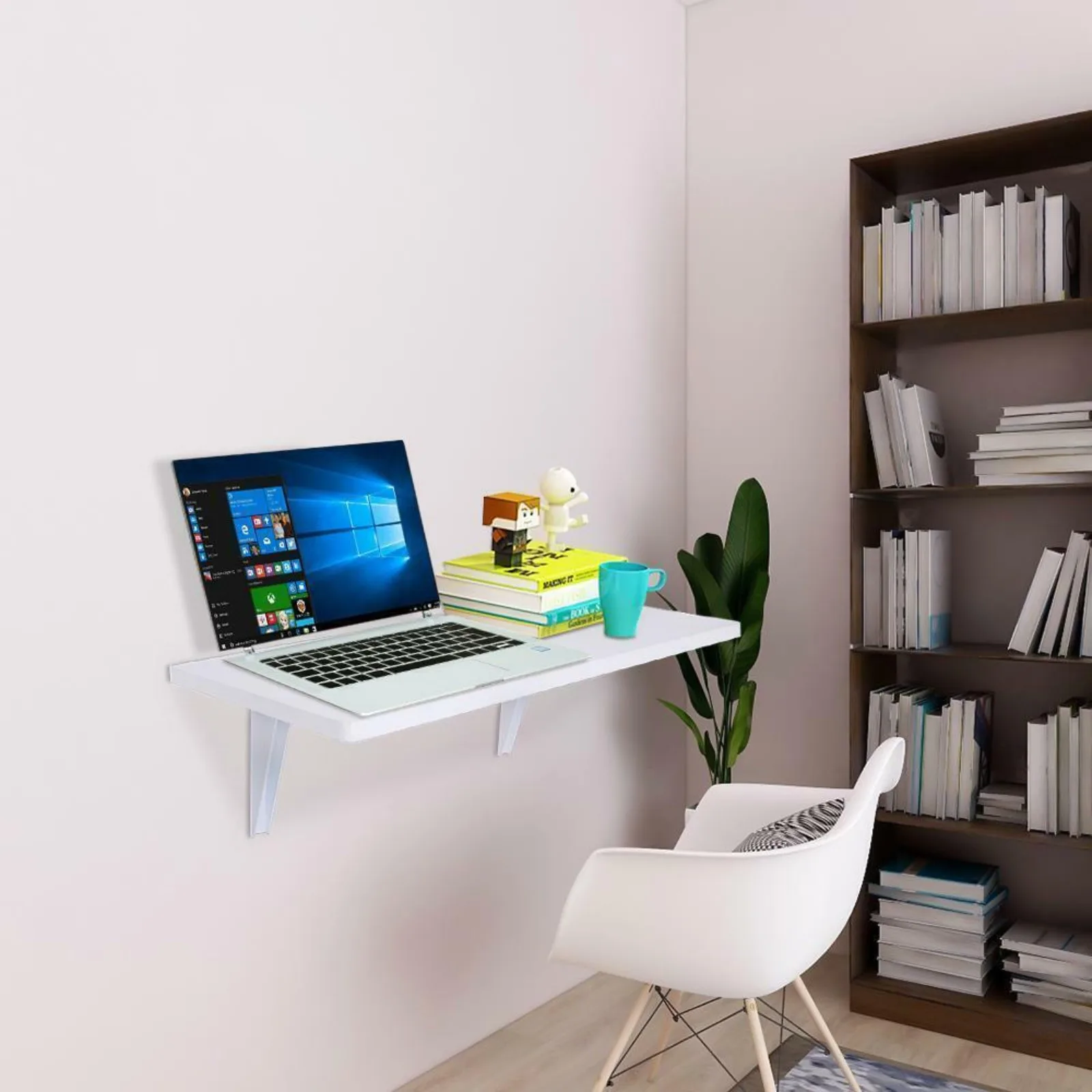 Folding Computer Desk Home Office Study Wall Mount Laptop Table Space Saving United States