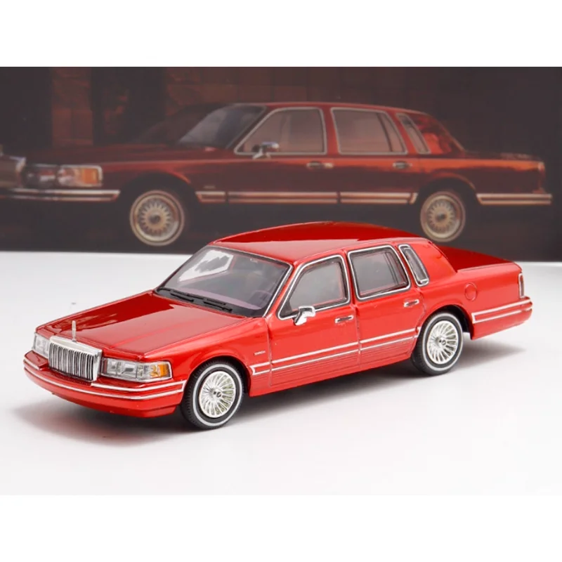 

MK 1/64 Scale 1992 Town Car Die-cast Alloy Car Model Collectibles Decorative Ornaments Gifts Toys