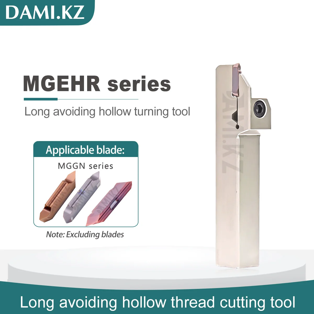 

MGGN Series Long Avoiding Hollow Threaded Insert MGGN2-6001 MGGN4-5502 Extended Threaded Groove Blades MGEHR2020-3 CNC Knife Rod