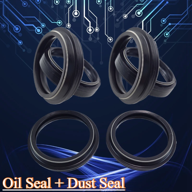 Motorcycle Oil Seal & Dust Cover Front Fork 48MM WP Front Fork Damper O-rings Sealed Repair Part For KTM HUSQVARNA KEWS HENGJIAN