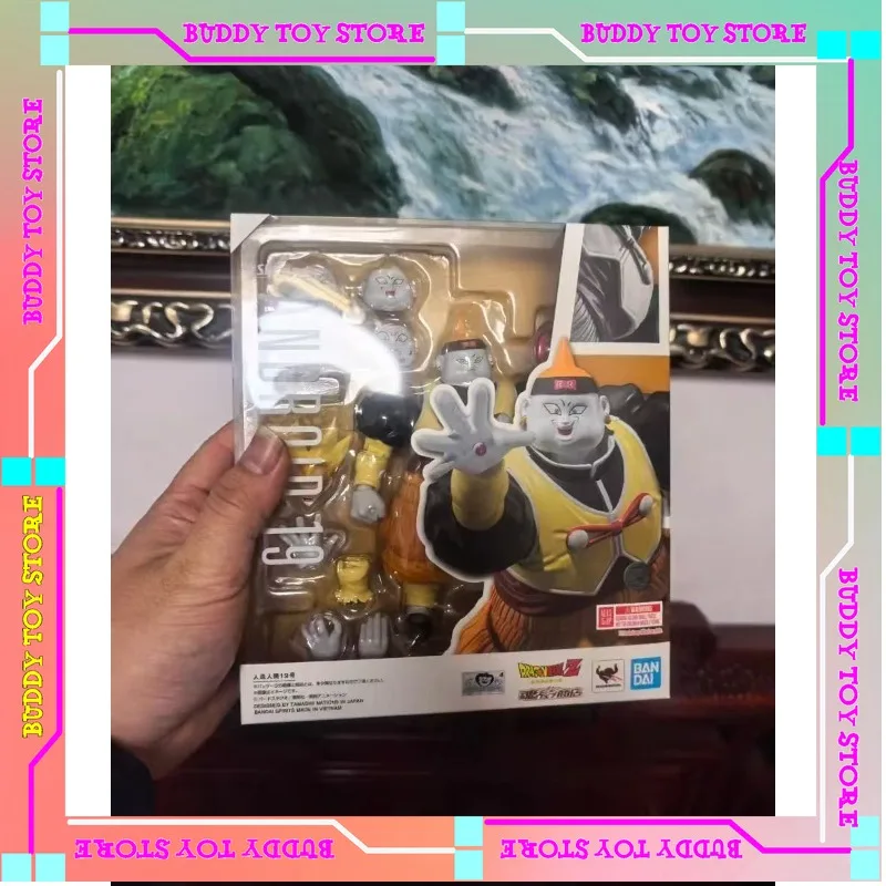 

Android 19 Red Ribbon Army Bandai Dragon Ball S.H.Figuarts SHF Anime Action Figure Model Collectible Toys Gifts In Stock