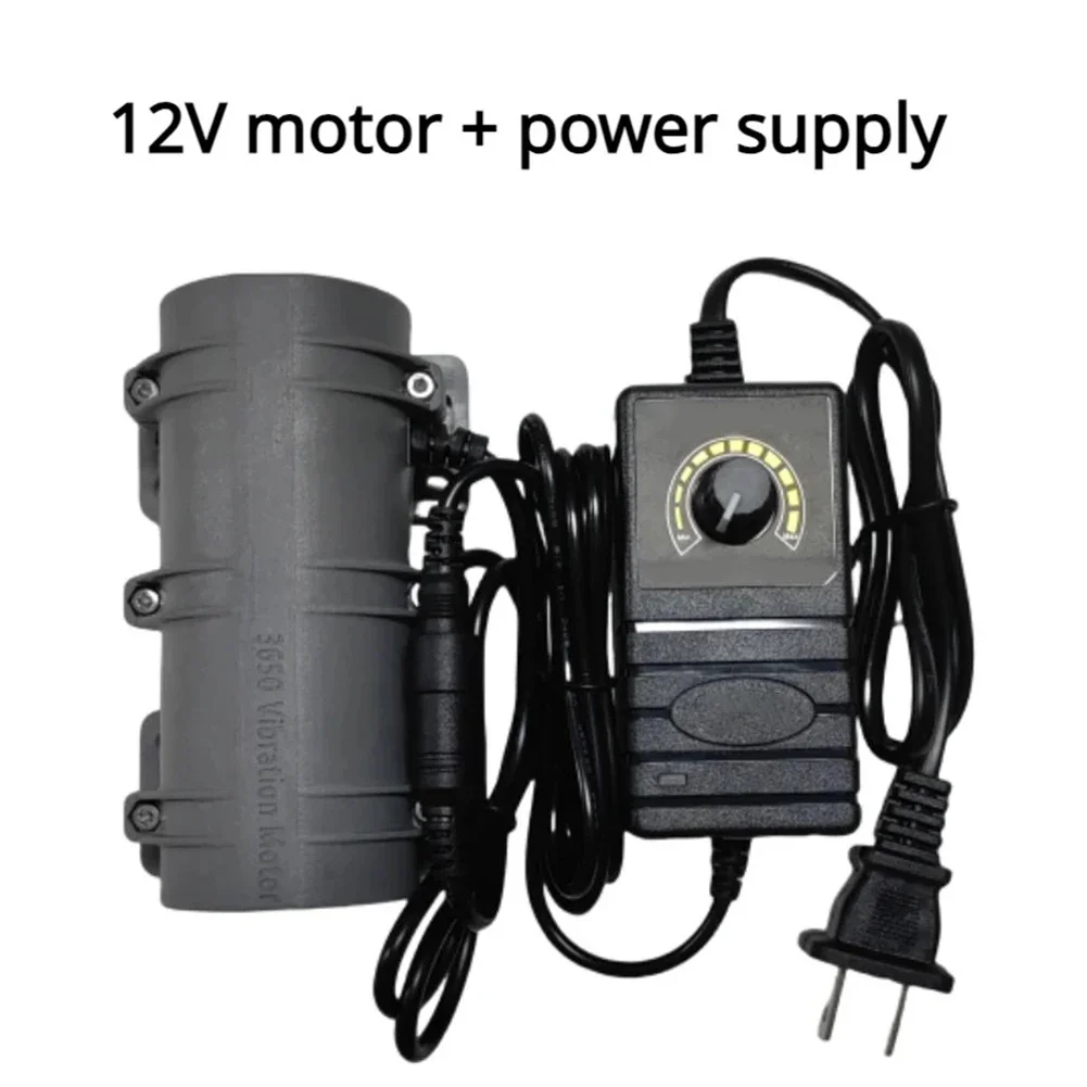 3800RPM Electric Vibration Motor for DC 12V For Massage Chairs and Beds Adjustable Intensity with Dual Eccentric Gears