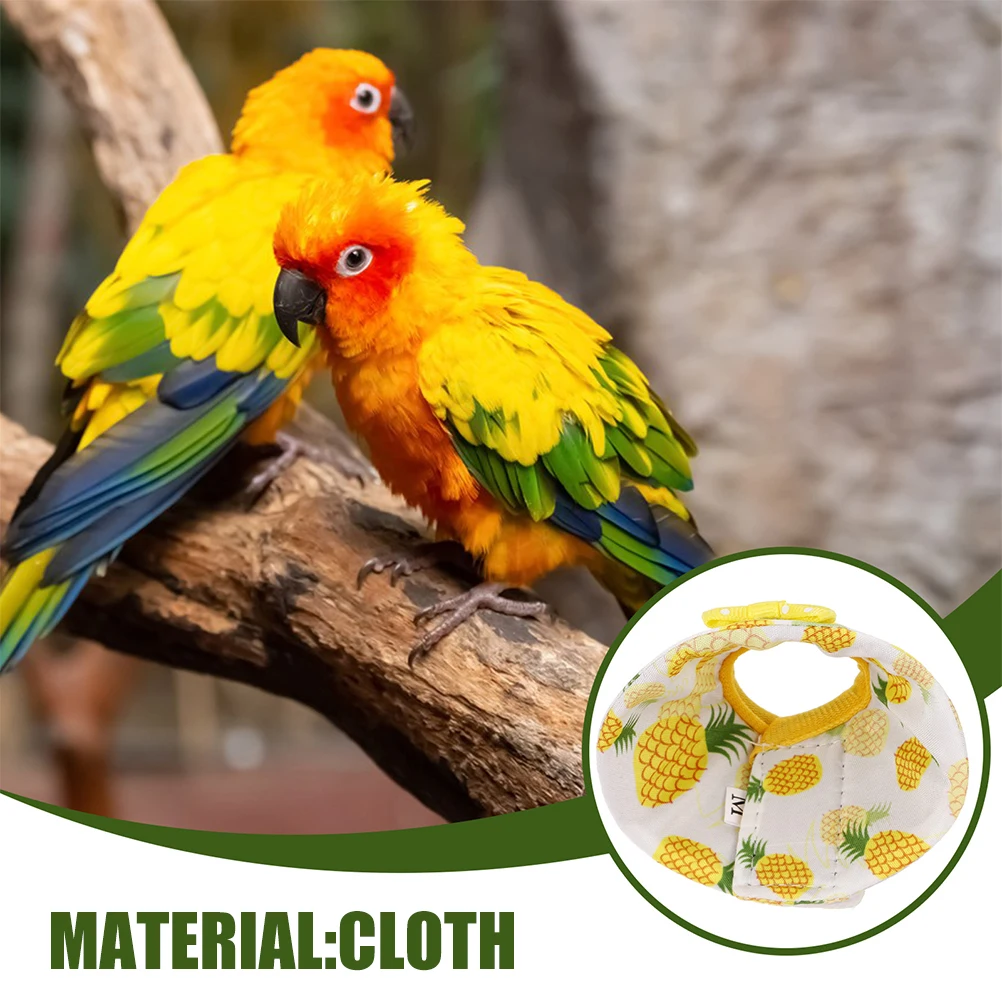 

Parrot Collar Anti-Bite Neck Cover Small Cloth Cone Bird Recovery Protective Collar Anti-Pecking Neckwear Bright Color