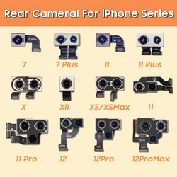 Rear Camera For iPhone 7 7plus 8 8plus X XR XS 11 11Pro12 12Pro Large Rear Camera Flexible Cable Replacement For iPhone X camera