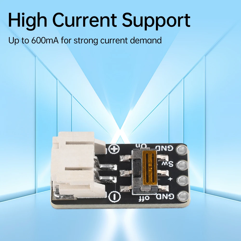 Switch JST-PH 2-pin Connector 600mA Prototype Design Of Lithium Polymer Battery Module For Li-ion Battery 6V Button Battery