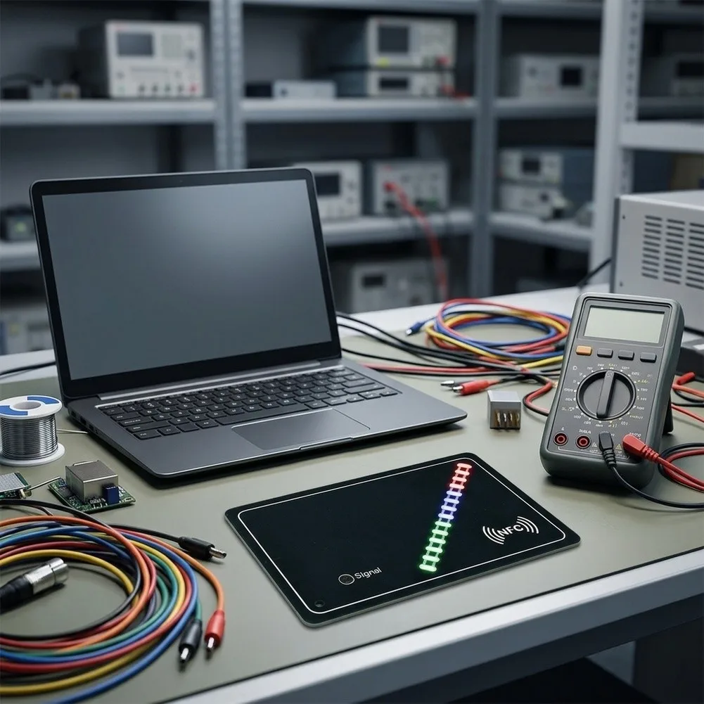 Contactless Power Card NFC Signal Test Card For Professional Debugging Double-sided Visibility Wear-resistant Material