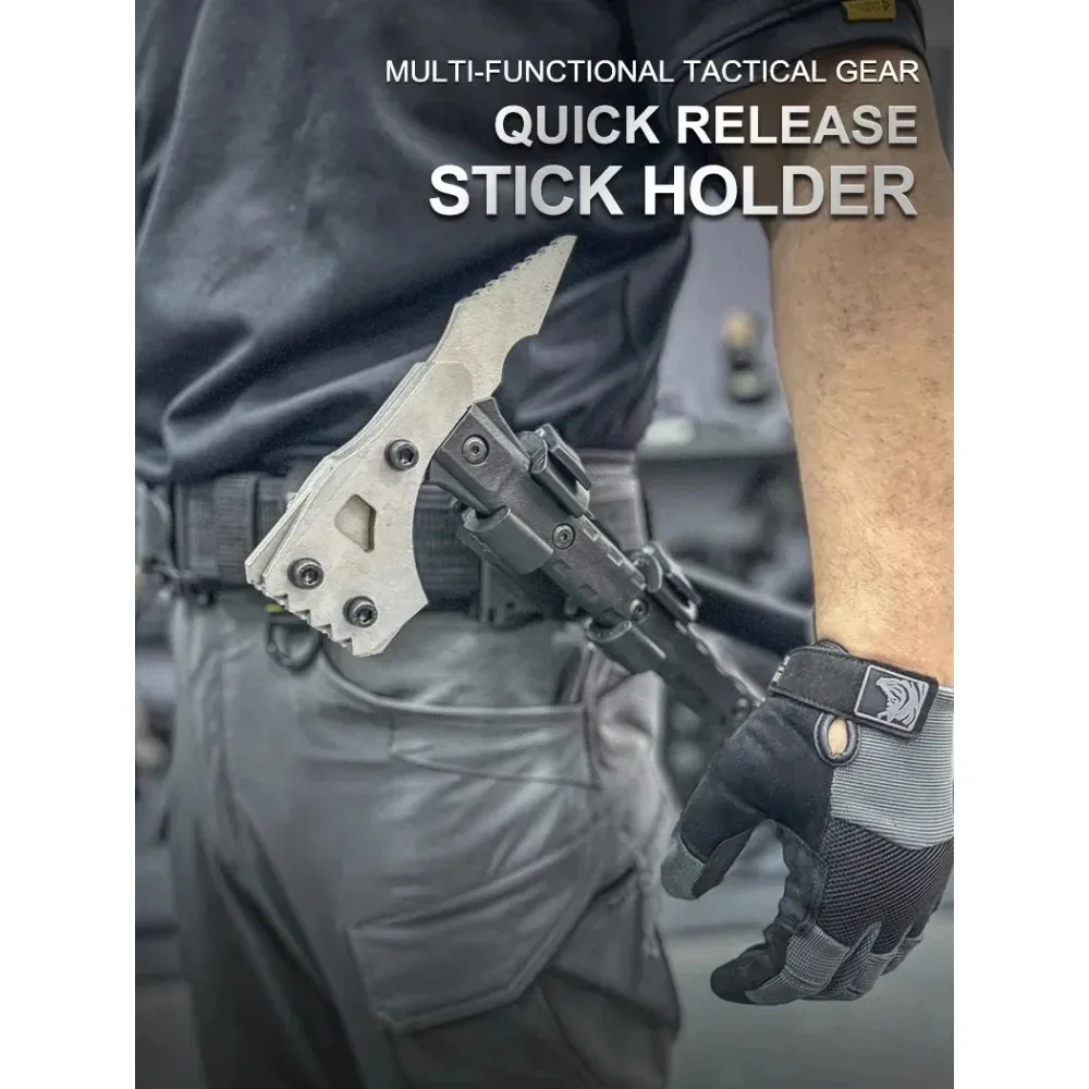 Suporte Multifuncional para Ferramentas Táticas com Clipe Molle Ajustável, Capa para Faca Samurai, Equipamento Portátil de Sobrevivência ao Ar Livre para Cinto