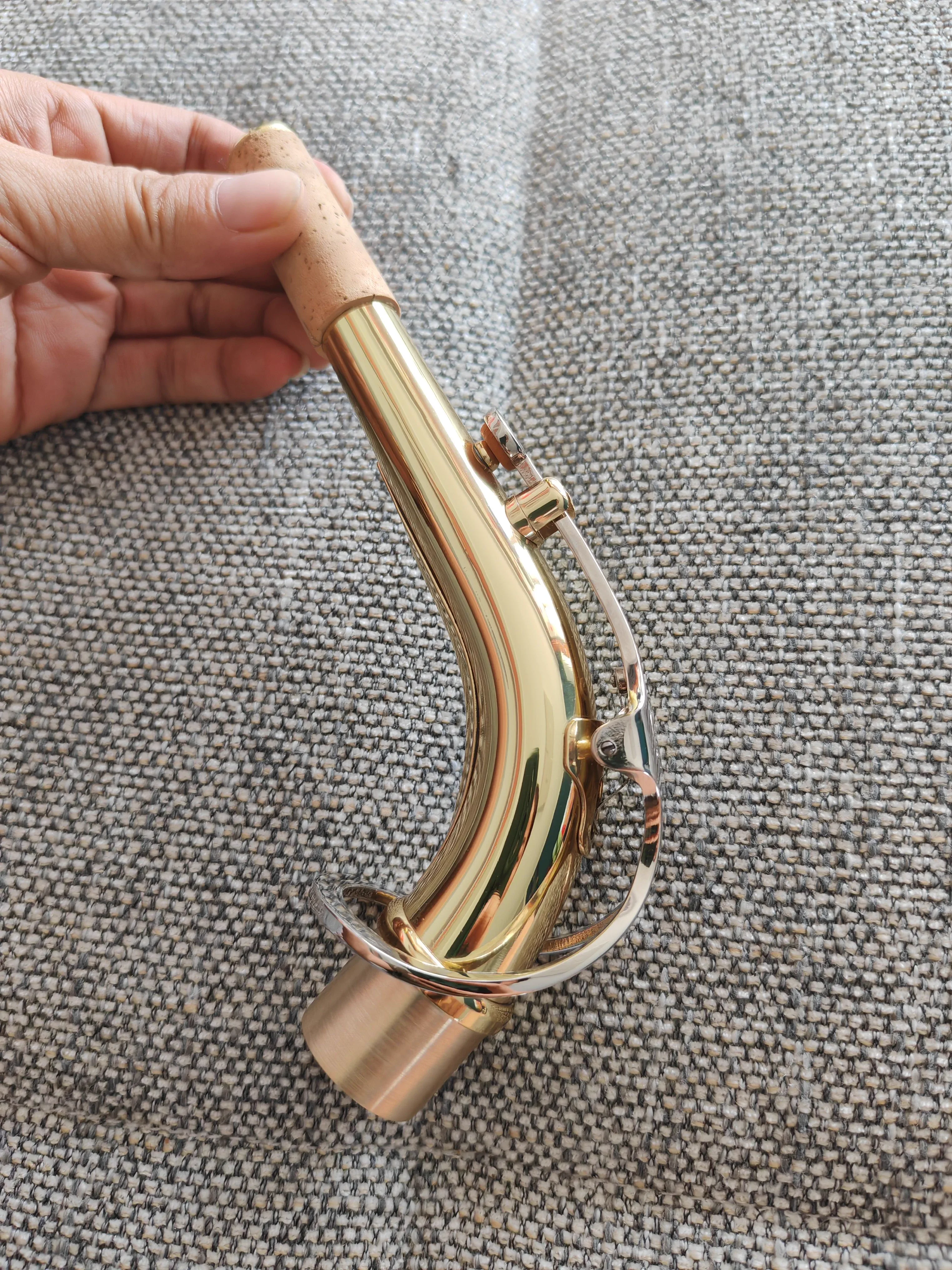 Alto saxophone bent neck E-flat bent neck mouthpiece elbow Yamaha saxophone adaptation can be customized with good sound