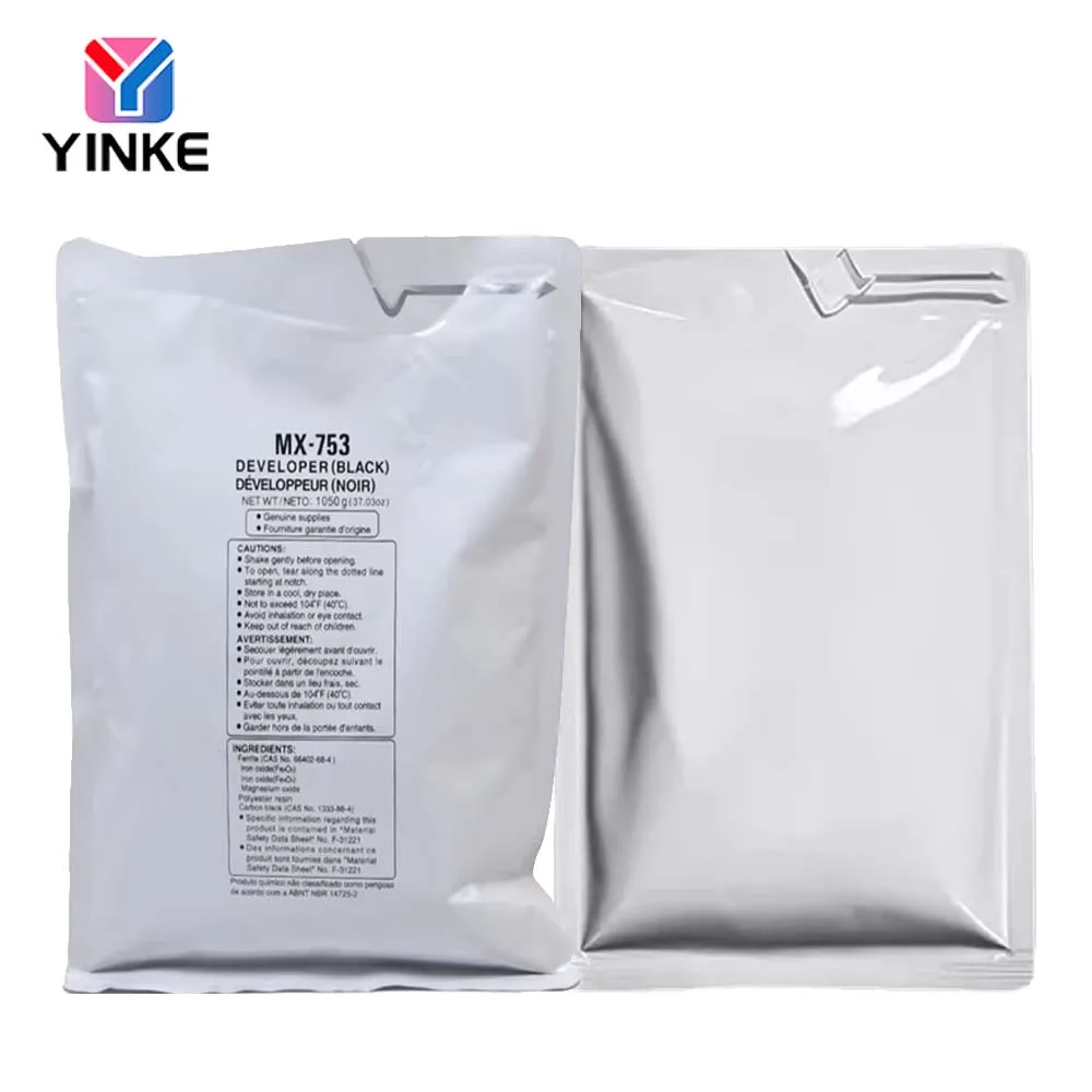 1PCS MX753 Developer Powder For Sharp MX-M753N M753U M623N M623U 620 M850 M950 M1100 OEM Quality Carrier 1050g