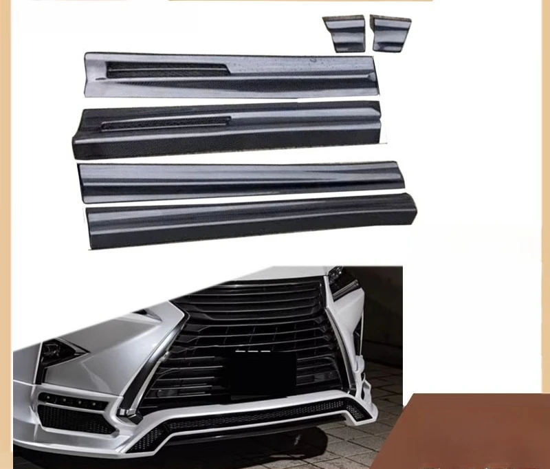 Carbon Fiber Side Skirts for 2015-2017 Lexus RX300 RX450, Side Step Panels