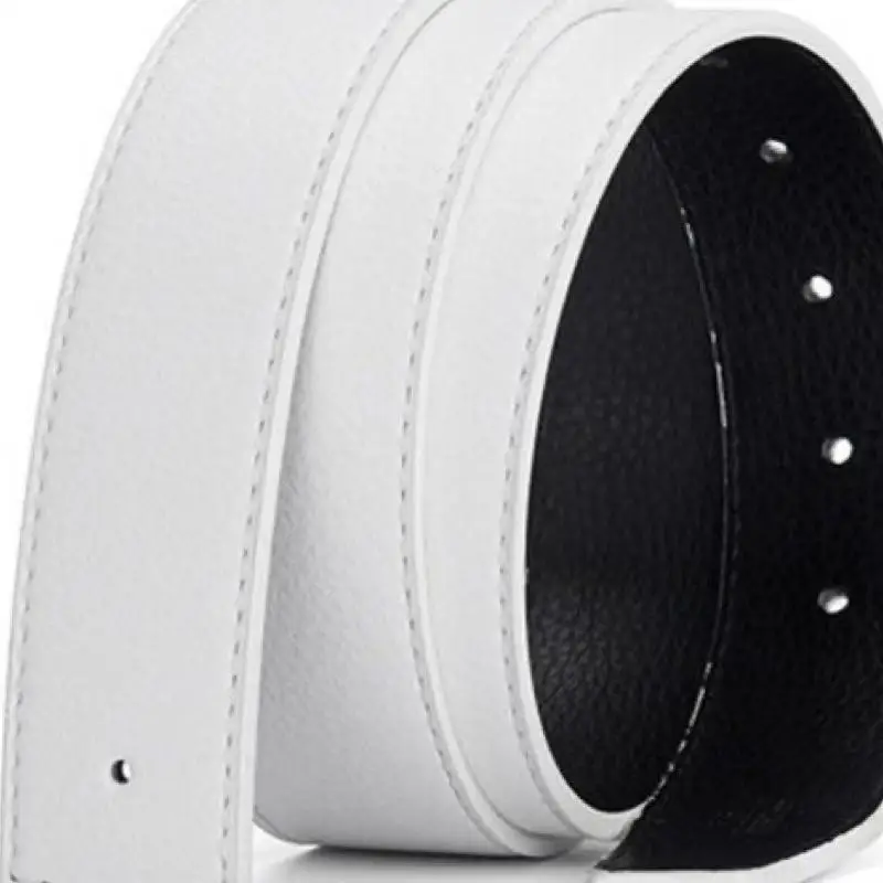 NEW Luxury Brand Belts Men High Quality Pin Buckle Male Strap Fashion Genuine Leather Waistband Without Buckle 3.8cm Ceinture image 5