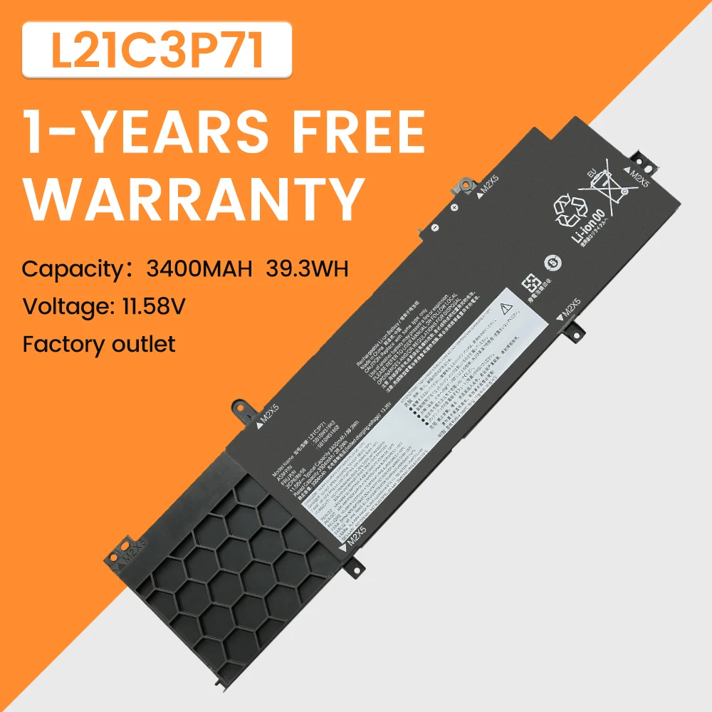 L21C3P71 L21M4P71 L21C4P71 L21L4P71 L21D4P71 L21C4P72 L21M4P72 Battery For Lenovo ThinkPad T14 P14S Gen2 Gen3 21AH00BRUS