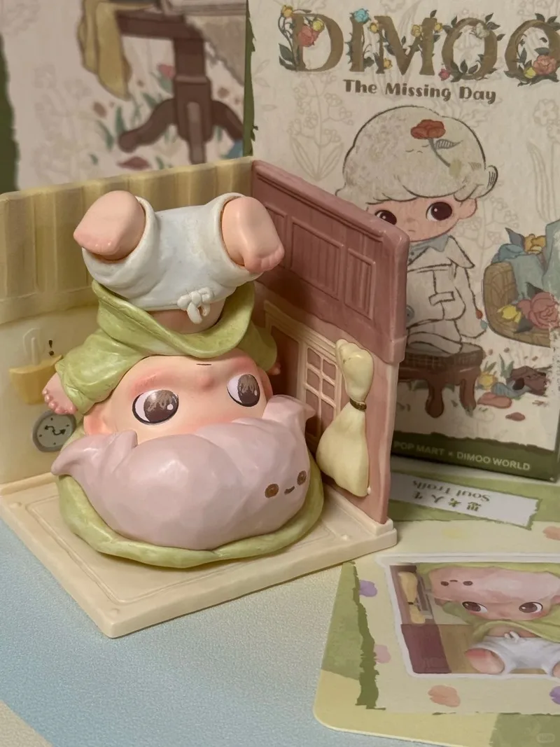 حقيقي البوب مارت ديمو اليوم المفقود صندوق أعمى اليومية الثلاثية المواضيع عمل الشكل تحصيل سطح المكتب زخرفة هدية الكريسماس #3