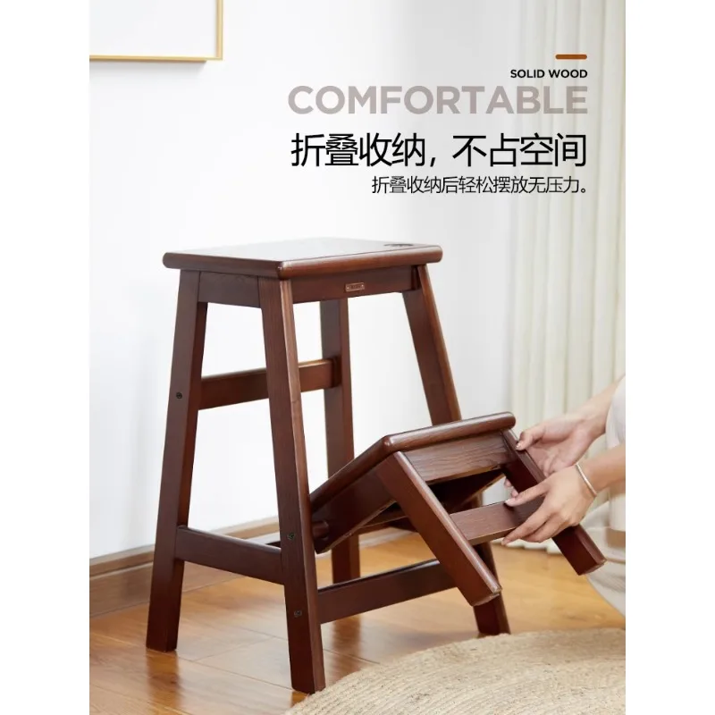 

Home Creative Ladder Folding Stool Ladder Step Stool Multifunctional Chair Two Step Home