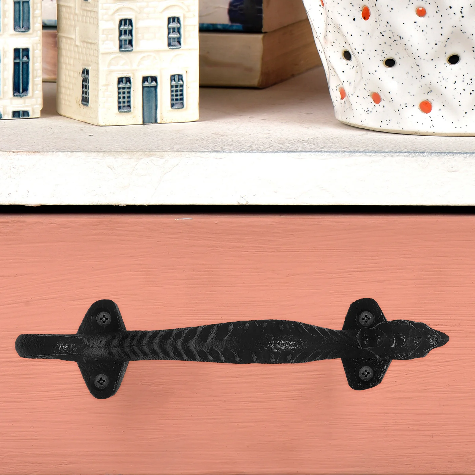 

Vintage Style Furniture Handles Cabinet Door Pulls Cast Iron Retro Grip Drawer Cupboard Metal Knob Decorative Hardware