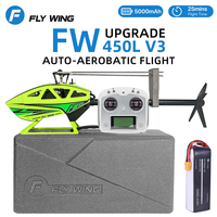 Fly Wing FW450L V3 RC Helicopter Adults Remote Control Helicopter PNP RTF 3D GPS Automatic Return w/H1 Flight Control System 6CH